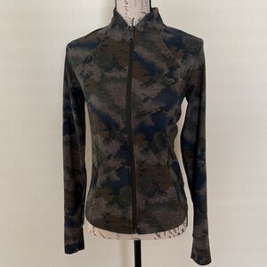 Athleta Salutation Dark Camo Jacket Limited Edition